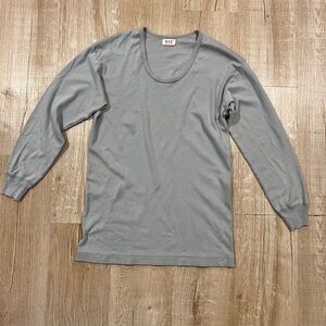 BYC men’s deep scoop neck long sleeve